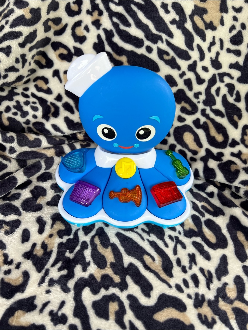 Vtech Blue Musical Octopus Learning Toy with Light-Up Buttons